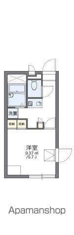 レオパレスOOMAE(1K/1階)の間取り写真