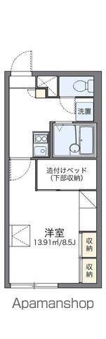レオパレスフリーダ北50条(1K/1階)の間取り写真