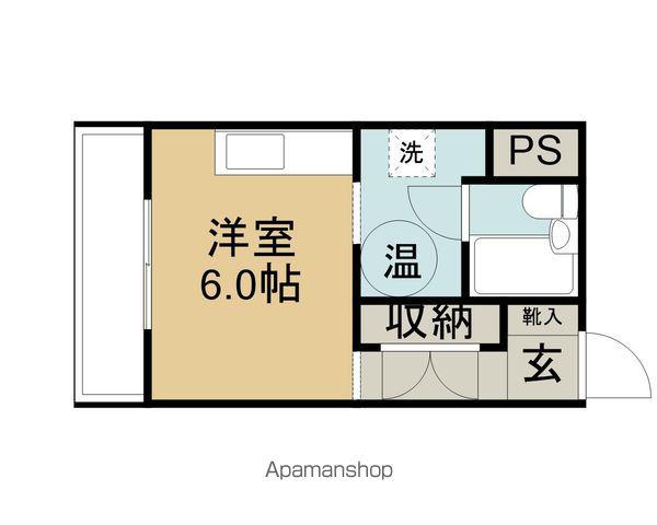 コーポ懐石舎(ワンルーム/3階)の間取り写真