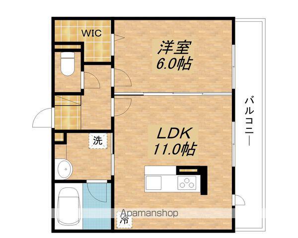 ハイドンホーフ(1LDK/2階)の間取り写真
