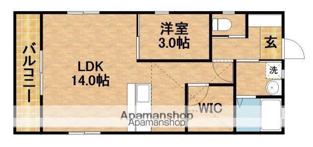 SHERLOK(1LDK/2階)の間取り写真