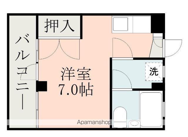 IMハウス(ワンルーム/2階)の間取り写真