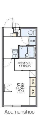レオパレスMOONPALACE98(1K/2階)の間取り写真