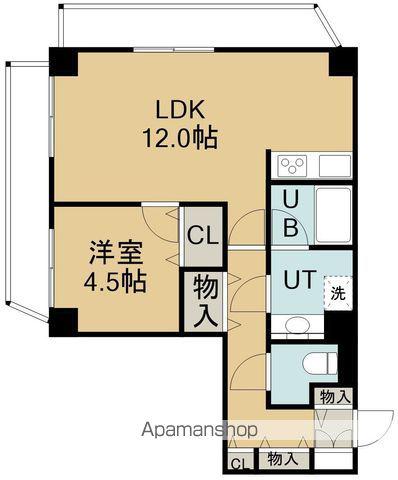 ライオンズマンション函館湯川第2(1LDK/6階)の間取り写真