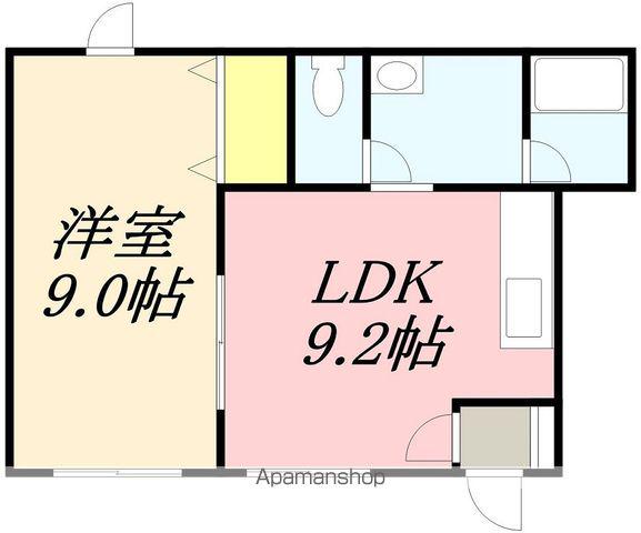 ディアコート(1LDK/1階)の間取り写真