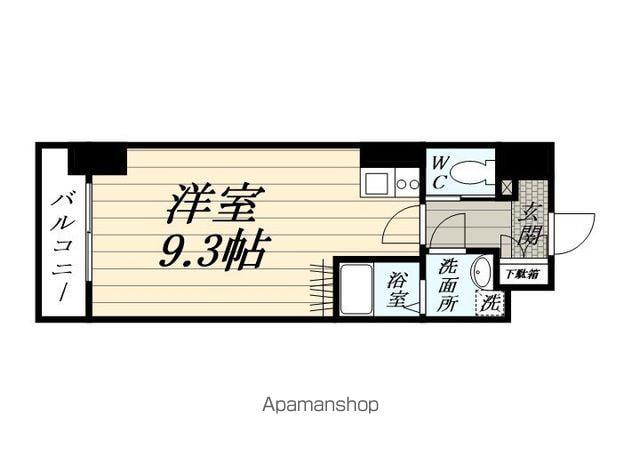 アルク北四番丁(ワンルーム/10階)の間取り写真