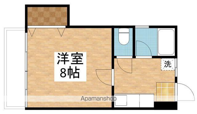 ハセガワハイツ(1K/1階)の間取り写真