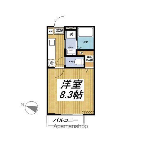 サクラハイツ(1K/1階)の間取り写真