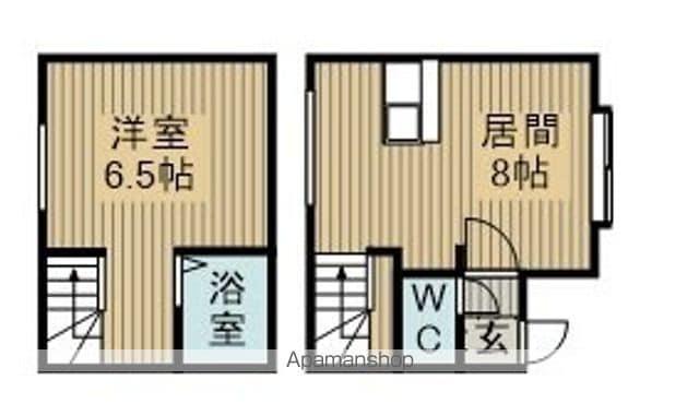 ソル ドムス文京台弐番館(1DK/1階)の間取り写真