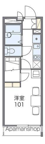 レオパレス柏原公園南(1K/3階)の間取り写真