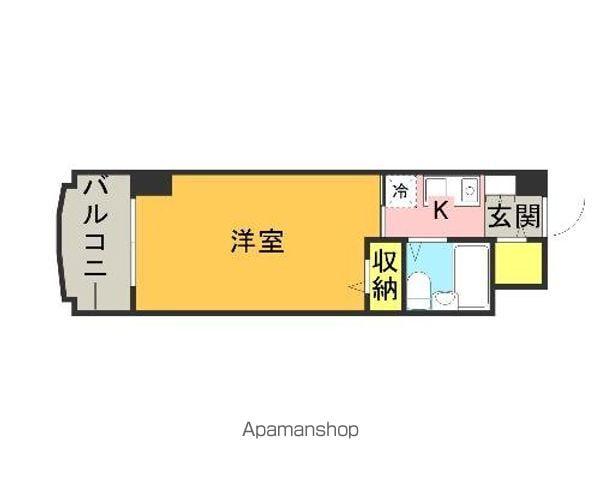 メゾンド・プロスペール(1K/3階)の間取り写真