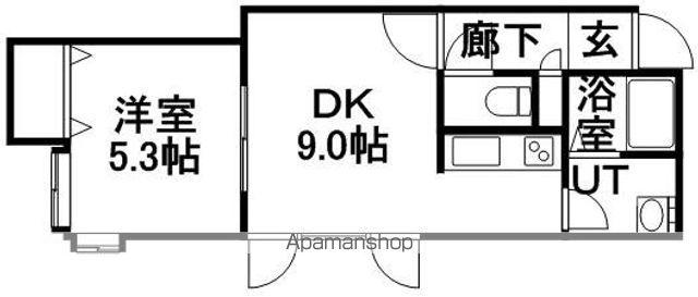 MI.DREAM(1LDK/3階)の間取り写真