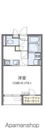 クレイノ畑山Ⅱ(1K/2階)の間取り写真