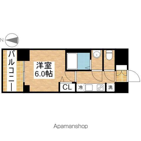 プレサンス桜山駅前アフォード(1K/8階)の間取り写真