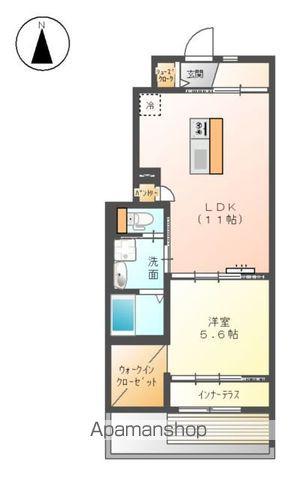 とさでん交通伊野線 伊野駅(とさでん) 徒歩10分 2階建 築10年(1LDK/1階)の間取り写真