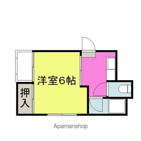 BASE.W(1K/4階)の間取り写真