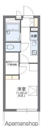 レオパレスカサブランカ(1K/2階)の間取り写真