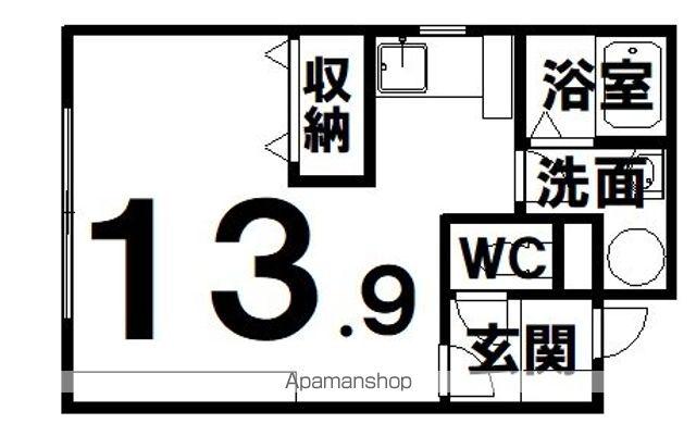 メゾンTOSE(1K/2階)の間取り写真
