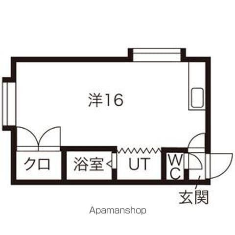 サンホームMSNO8(ワンルーム/3階)の間取り写真