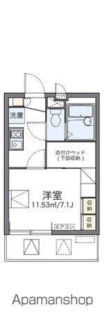 レオパレス本田ハイツ(1K/3階)の間取り写真