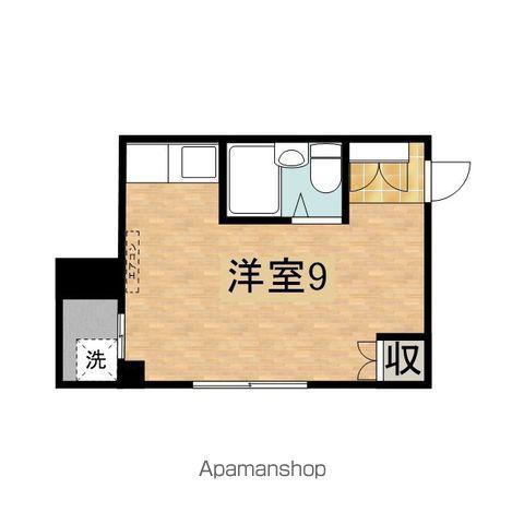 ハイツPAL(ワンルーム/3階)の間取り写真