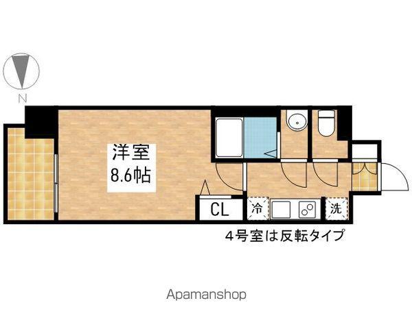プレサンス大須観音ディオ(1K/10階)の間取り写真