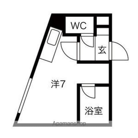 カーサフェリーチェN32(ワンルーム/4階)の間取り写真