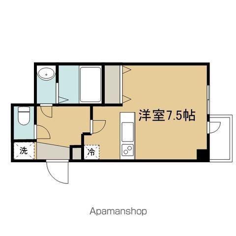 CASA FLUENTE(1K/5階)の間取り写真
