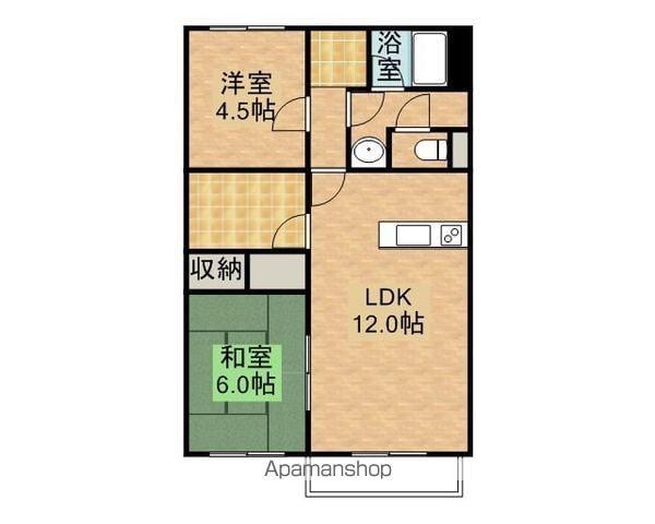 ダイアナ南幌ヒルズ弐番館(3LDK/3階)の間取り写真