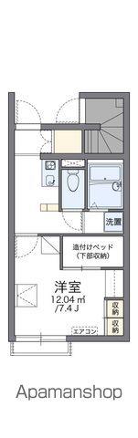 レオパレスノース 中野(1K/1階)の間取り写真