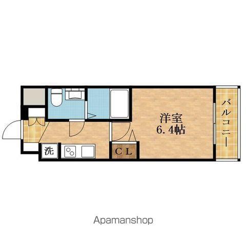 アドバンス大阪イースト(1K/11階)の間取り写真