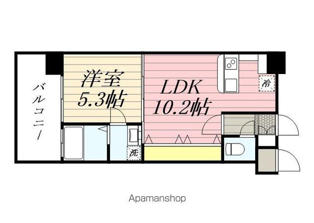 NO82 CLUB ORIENT BLD.EMPRESS(1LDK/6階)の間取り写真