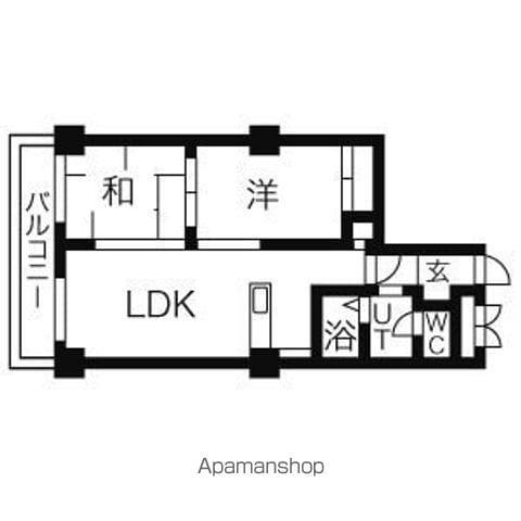 リラウインド平和(2LDK/2階)の間取り写真