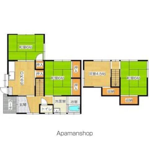 香椎線 和白駅(JR) 徒歩10分 2階建 築1027年(4DK)の間取り写真