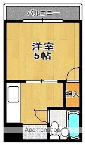 サンライト警固ビル(ワンルーム/7階)の間取り写真