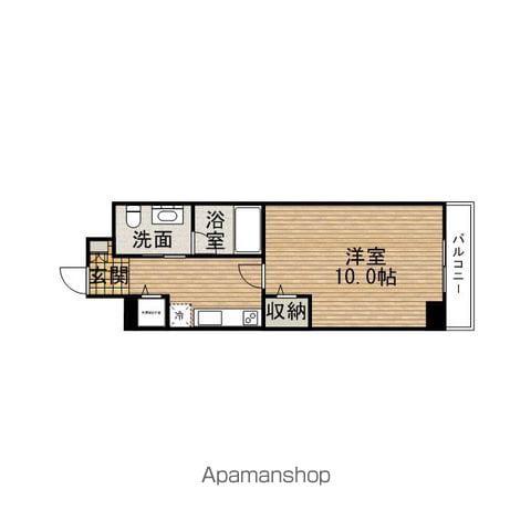 ARDEN土佐堀(1K/12階)の間取り写真