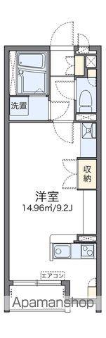 レオネクストKOGAⅡ(ワンルーム/2階)の間取り写真
