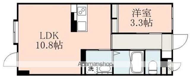 MAJOR光の森駅前(1LDK/3階)の間取り写真