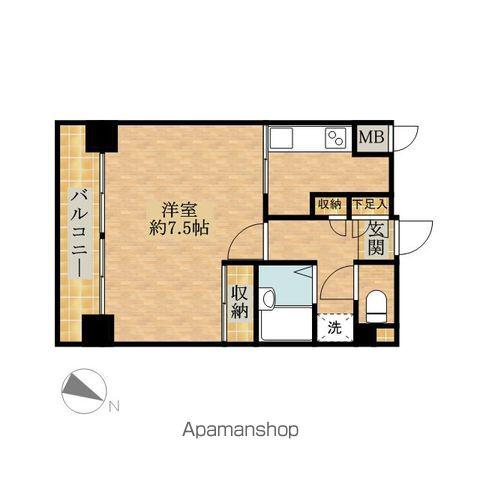 ベスト横浜(1K/5階)の間取り写真