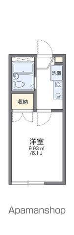 レオパレスフラワーアイランド(1K/1階)の間取り写真