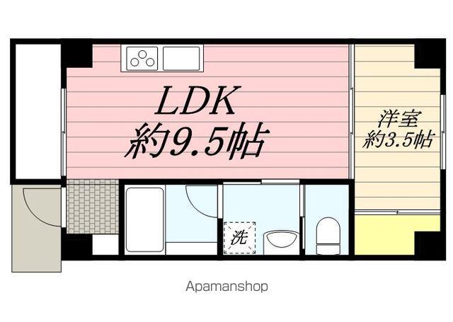 アトラクティ吉塚Ⅰ(1LDK/2階)の間取り写真