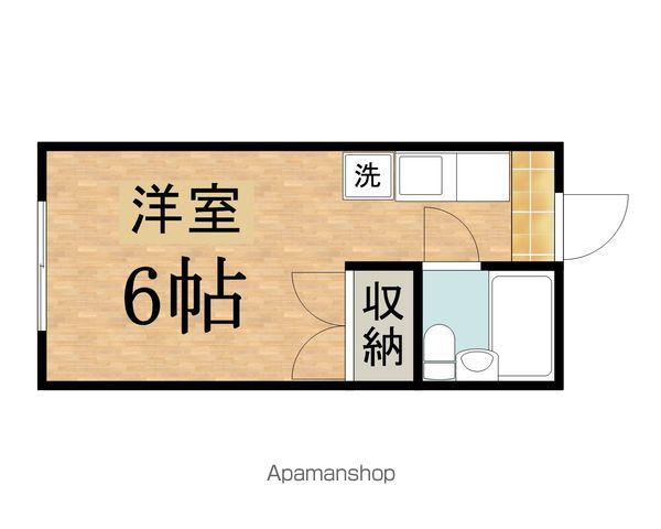 宮根コーポ(ワンルーム/1階)の間取り写真