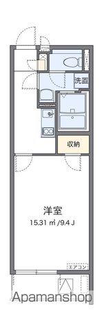 クレイノラルーチェ(1K/3階)の間取り写真