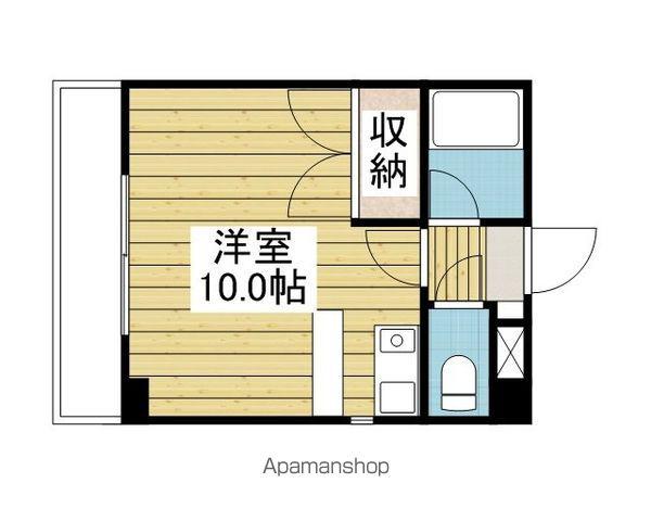 コーポ愛光(ワンルーム/3階)の間取り写真