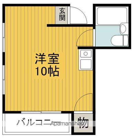 キャロル豊中駅前(ワンルーム/4階)の間取り写真