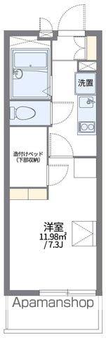 レオパレスノザンファンⅠ(1K/2階)の間取り写真