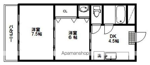 シエロ北四番丁(1DK/9階)の間取り写真