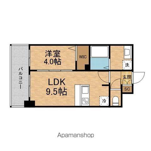 S-RESIDENCE HIGASHIMIKUNI AMANTE(1LDK/3階)の間取り写真
