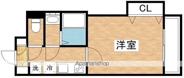 LUXE新大阪3(1K/3階)の間取り写真
