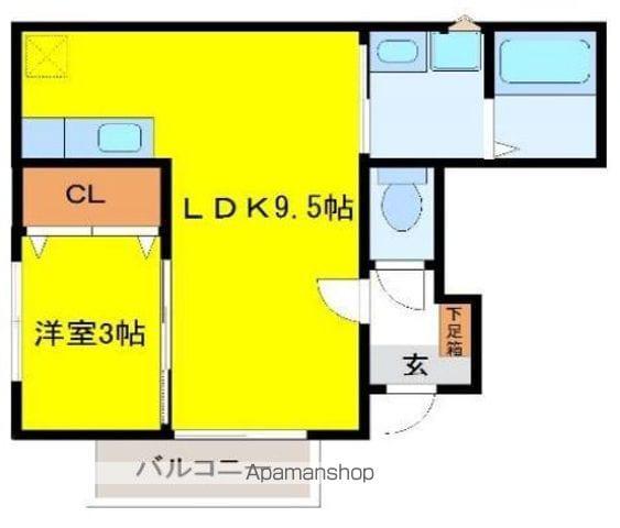 LIETO(1LDK/1階)の間取り写真